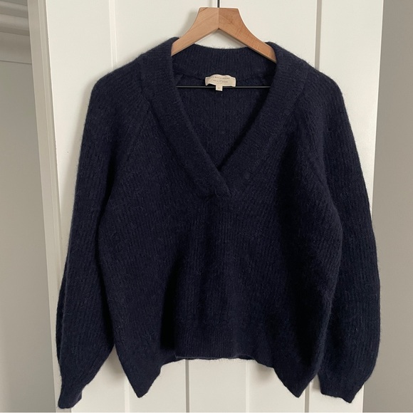 Sezane Cody Jumper Sweater Navy Blue Size Small - Picture 4 of 12